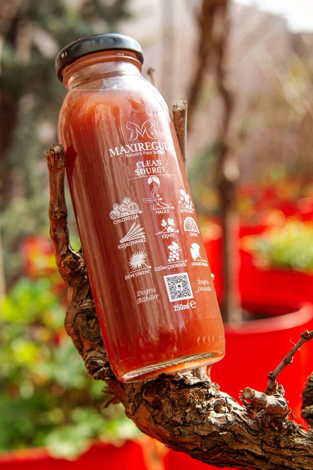 Clean Source Bitkisel İçerikli Fonksiyonel %100 Elma & Pancar Meyve Suyu (250ml)