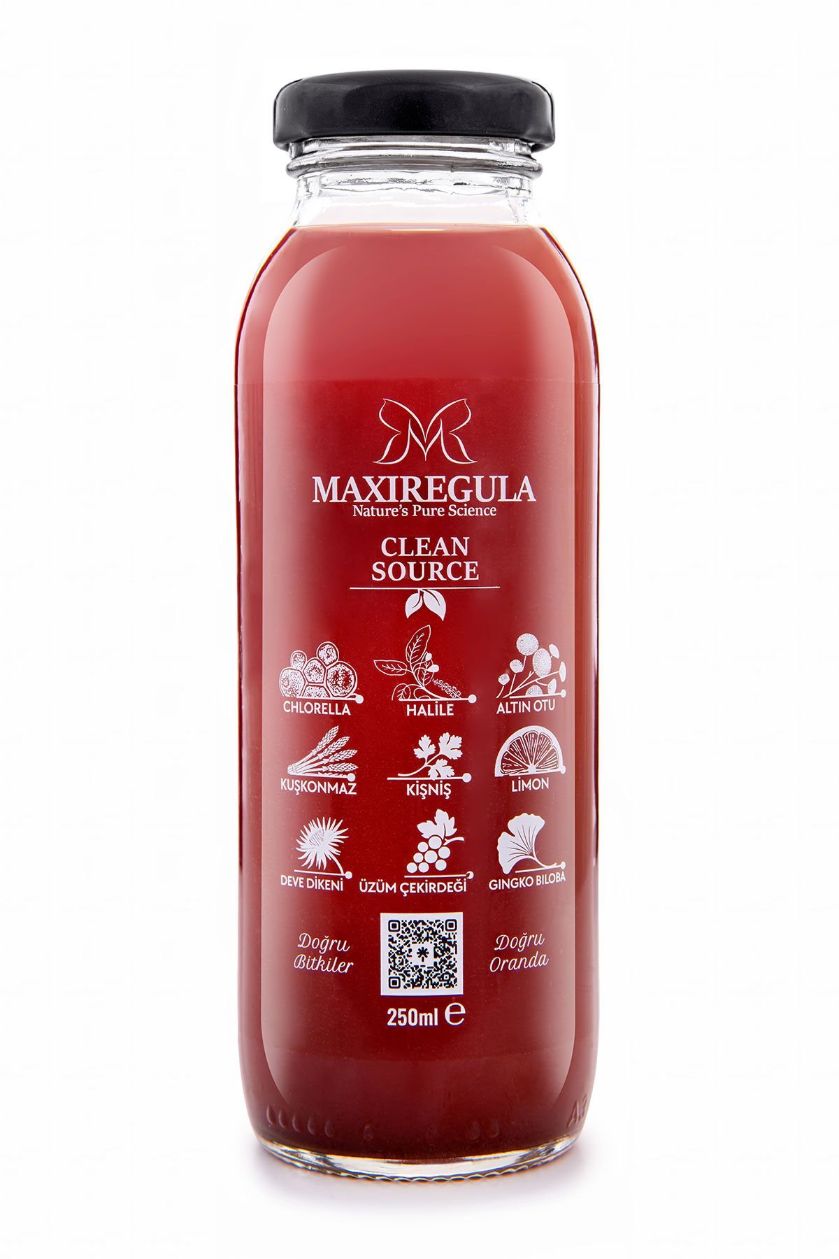 Clean Source Bitkisel İçerikli Fonksiyonel %100 Elma & Pancar Meyve Suyu (250ml)