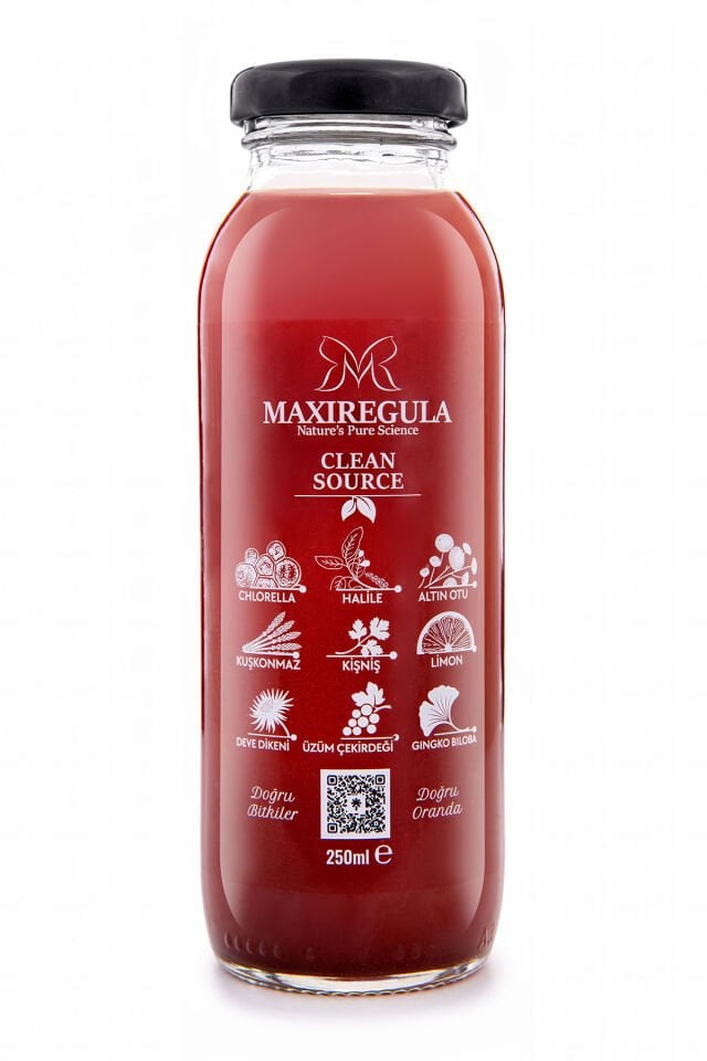 Clean Source Bitkisel İçerikli Fonksiyonel %100 Elma & Pancar Meyve Suyu (250ml)