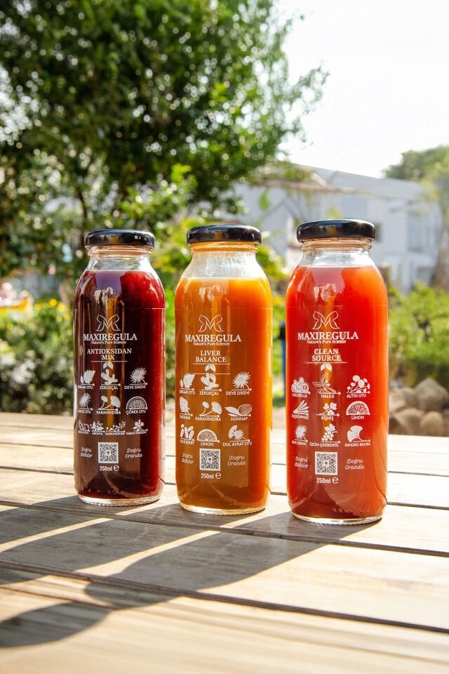 3'lü Paket - Liver Balance - Antioksidan Mix - Clean Source Bitkisel İçerikli Fonksiyonel Meyve Suyu