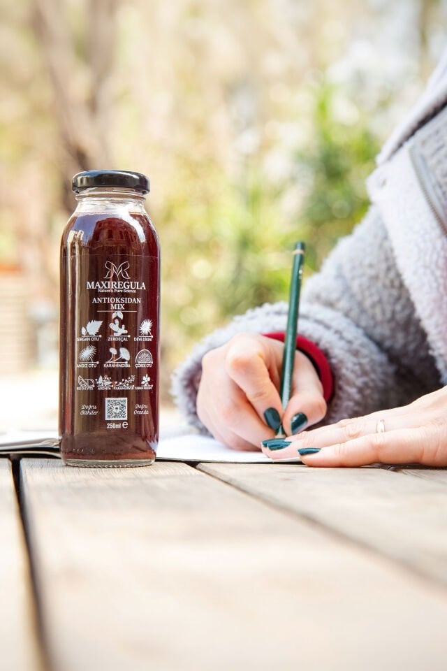 3'lü Paket Antioksidan Mix Bitkisel İçerikli Fonksiyonel %100 Vişne Meyve Suyu (250ml)