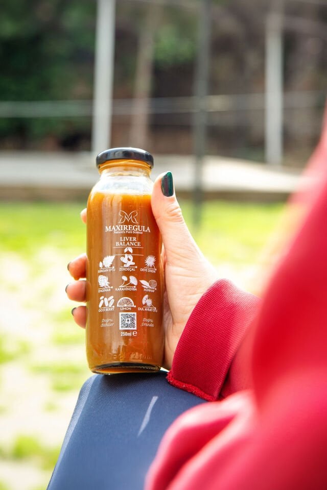 3'lü Paket Liver Balance Bitkisel İçerikli Fonksiyonel %100 Şeftali & Elma Meyve Suyu (250ml)